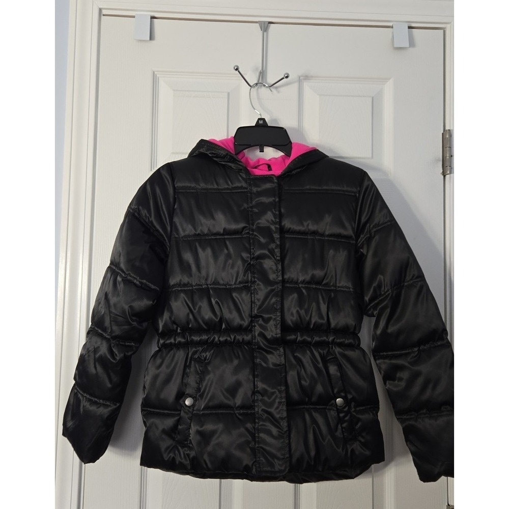 Faded Glory Girls Hooded‎ Puffer Jacket Size Large (10-12)